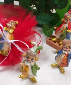 Alternative view of Clown pagliacci statuette bomboniere confezionate confetti o fai da te